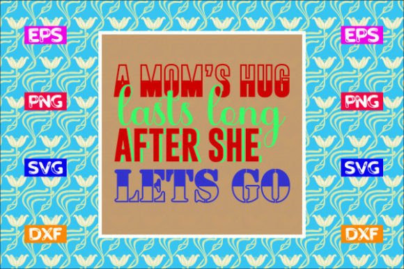 A Mother's Hug SVG Design for Embroidery Projects