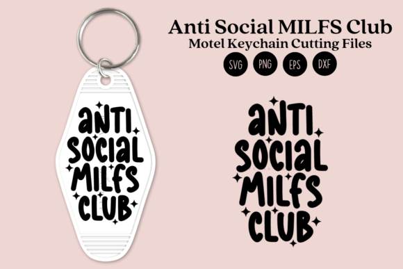 Anti Social Mom Club Keychain: A Designer's Review