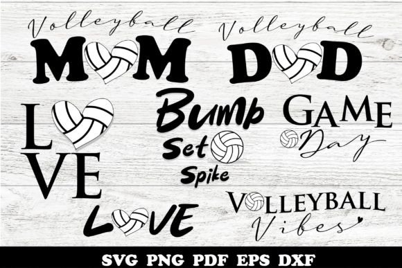 Volleyball Mom: A Versatile Embroidery Theme